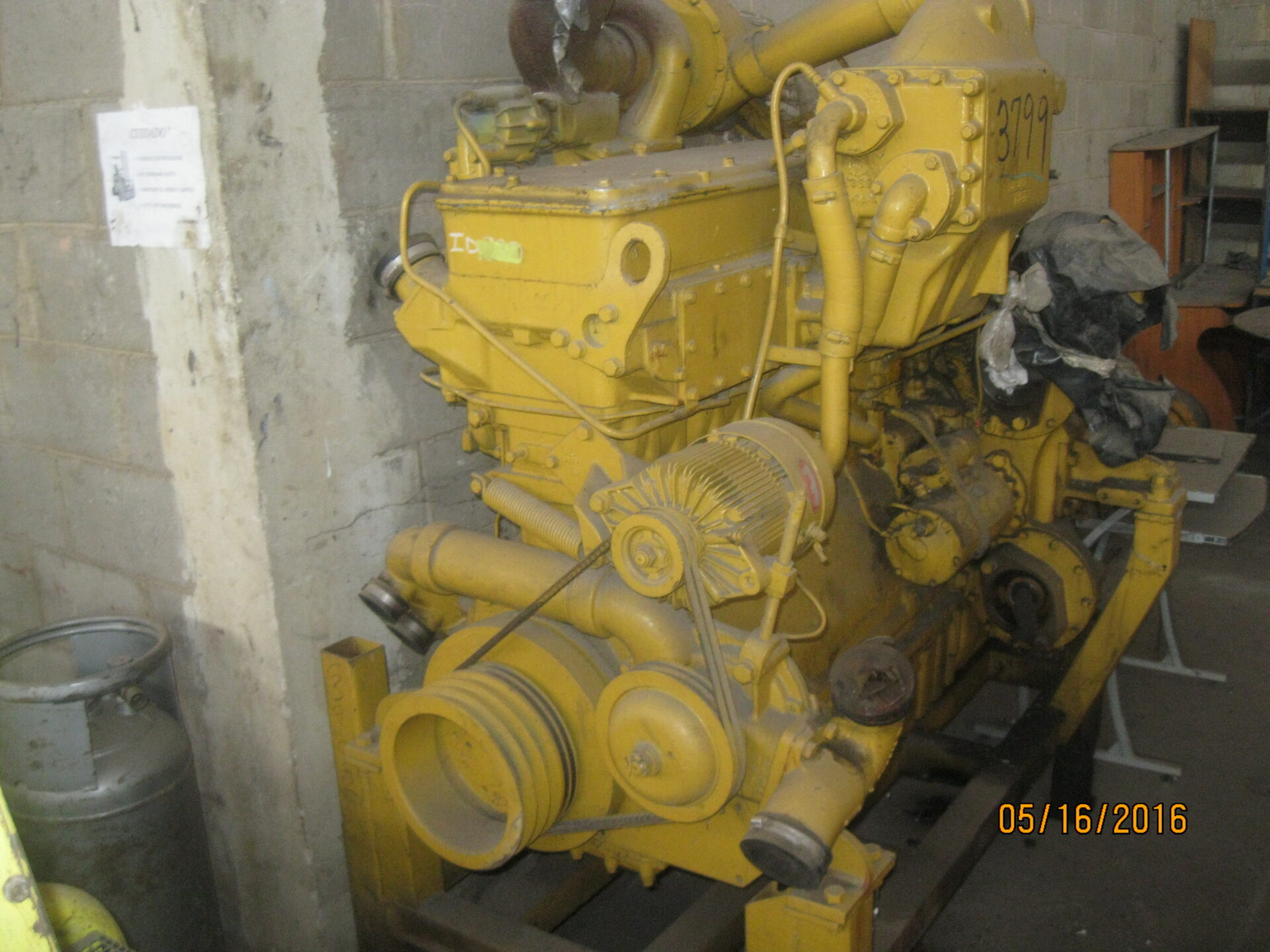 MOTOR CATERPILLAR D343 242 HP CON CONVERTIDOR - Imagen 2